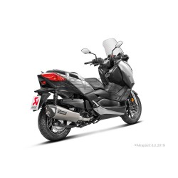 Silencieux AKRAPOVIC Slip-On Yamaha X-MAX 400 2017-... Coupelle Carbone