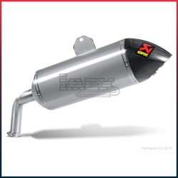 Silencieux AKRAPOVIC Slip-On Yamaha XTZ 1200 SUPER TENERE 2010... Coupelle Carbone