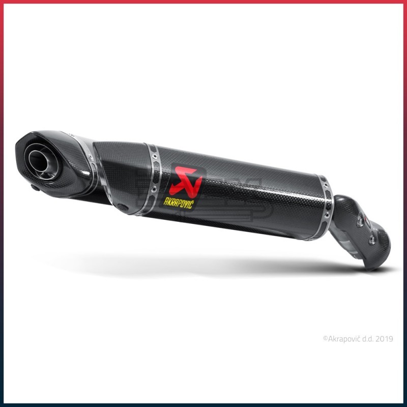 Silencieux AKRAPOVIC Slip-On Yamaha YZF 1000 R1 2009-2014 Coupelle Carbone