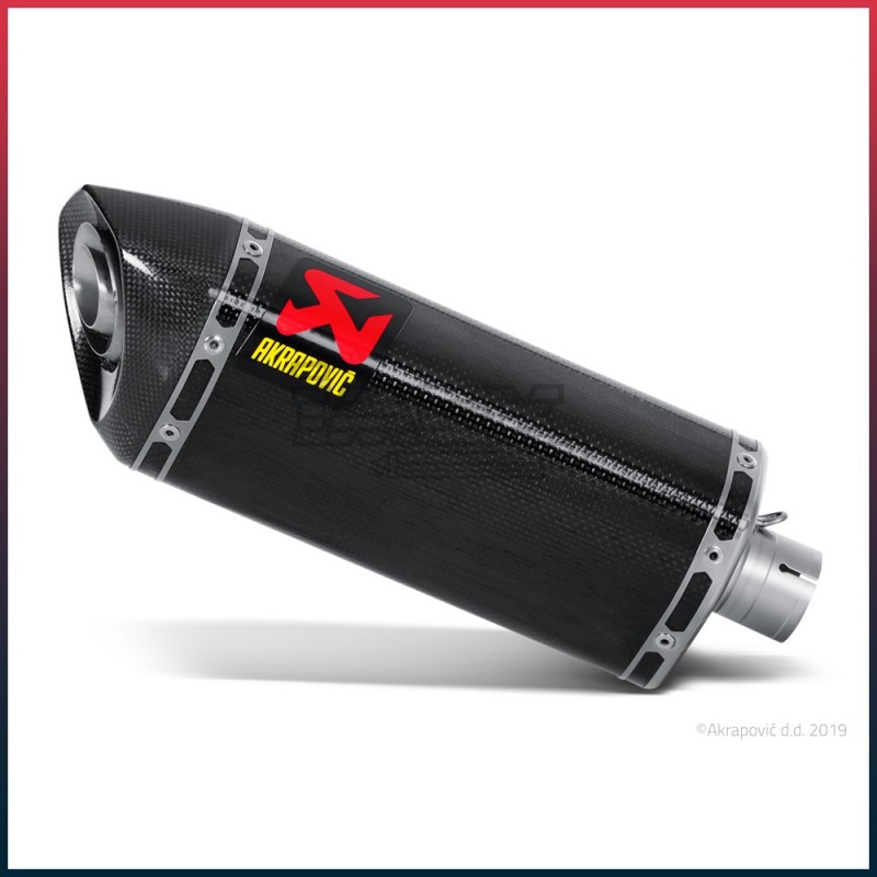 Silencieux AKRAPOVIC Slip-On Yamaha YZF 600 R6 2008-2009 Coupelle Carbone