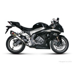 Ligne Complète AKRAPOVIC Evolution Line Suzuki GSX R 1000 2009-2011 Coupelle Carbone