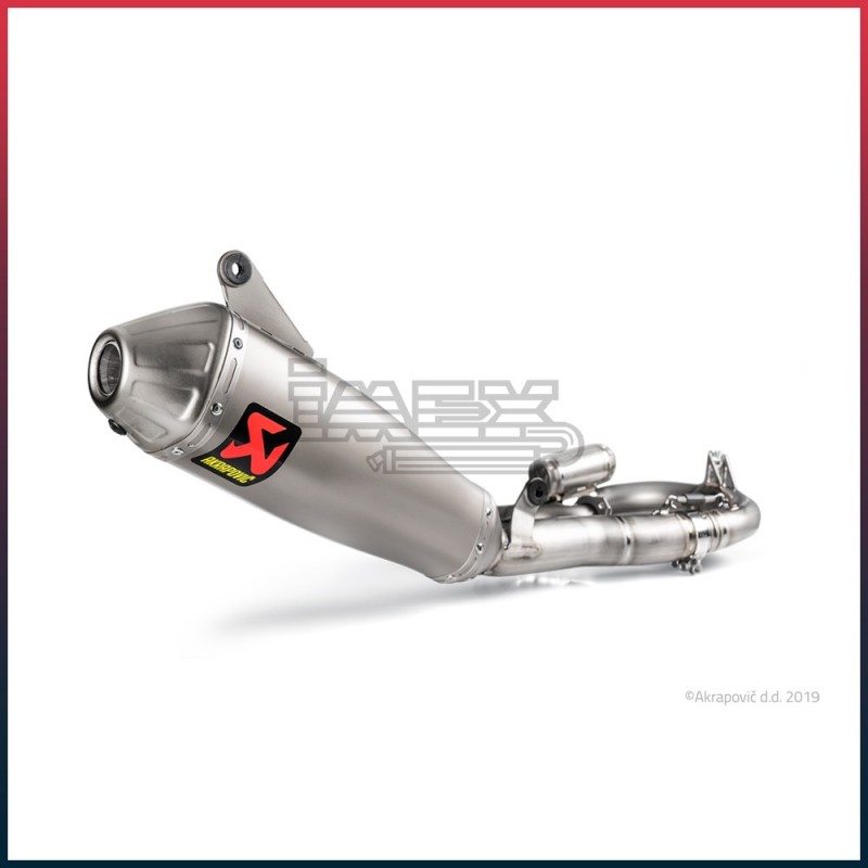 Ligne Complète AKRAPOVIC Evolution Line Yamaha WR 250 F 2020-... Et Yamaha YZ 250 F 2019-...