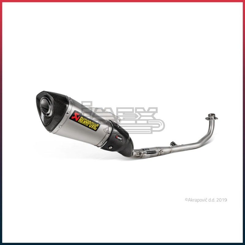 Ligne Complète AKRAPOVIC Racing Line Honda MSX 125 2016-... Coupelle Carbone