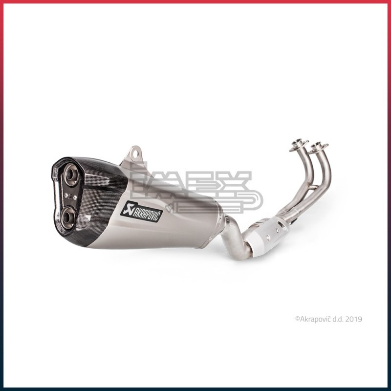 Ligne Complète AKRAPOVIC Racing Line Yamaha T-MAX 530 (Euro 4) 2017-... Coupelle Carbone