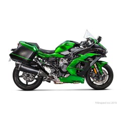 Silencieux AKRAPOVIC Slip-On Kawasaki H2 SX NINJA 2018-... Coupelle Carbone