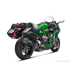 Silencieux AKRAPOVIC Slip-On Kawasaki H2 SX NINJA 2018-... Coupelle Carbone