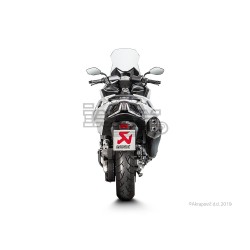 Silencieux AKRAPOVIC Slip-On Kymco AK 550 2017-... Coupelle Carbone