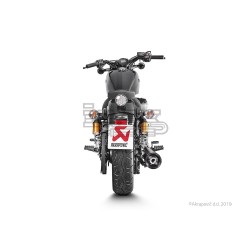 Silencieux AKRAPOVIC Slip-On Yamaha SCR 950 2017-2020 et XV 950 BOLT / R / Racer 2017-2020