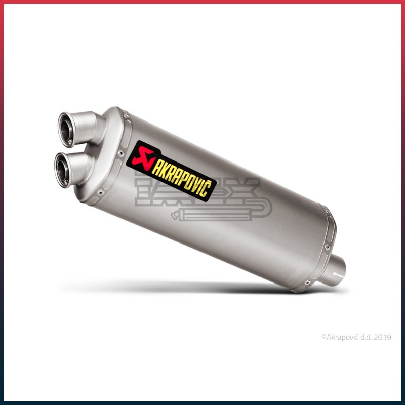 Silencieux AKRAPOVIC Slip-On Honda CRF 1000 L AFRICA TWIN ADVENTURE SPORT 2018-...