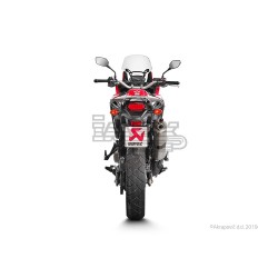 Silencieux AKRAPOVIC Slip-On Honda CRF 1000 L AFRICA TWIN ADVENTURE SPORT 2018-...