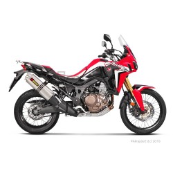 Silencieux AKRAPOVIC Slip-On Honda CRF 1000 L AFRICA TWIN ADVENTURE SPORT 2018-...