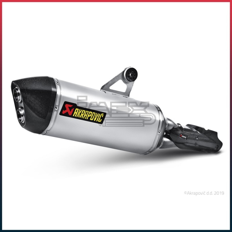 Silencieux AKRAPOVIC Slip-On BMW R 1200 GS 2013-2016 Coupelle Carbone