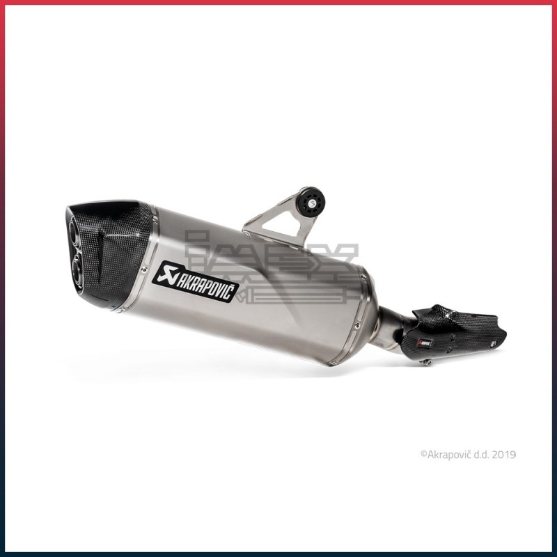 Silencieux AKRAPOVIC Slip-On BMW R 1250 GS / ADVENTURE 2019-... Coupelle Carbone