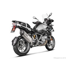 Silencieux AKRAPOVIC Slip-On BMW R 1250 GS / ADVENTURE 2019-... Coupelle Carbone