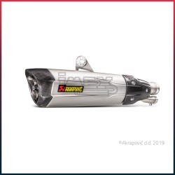 Silencieux AKRAPOVIC Slip-On BMW S1000 RR 2017-2018 Coupelle Carbone