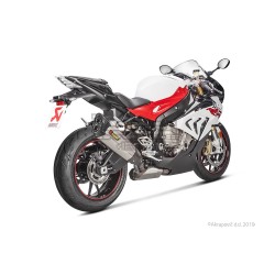 Silencieux AKRAPOVIC Slip-On BMW S1000 RR 2017-2018 Coupelle Carbone