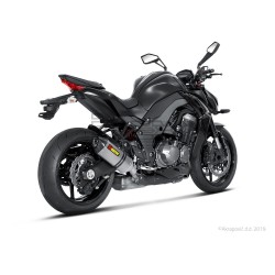 Silencieux AKRAPOVIC Slip-On Kawasaki Z 1000 2014-... Coupelle Carbone