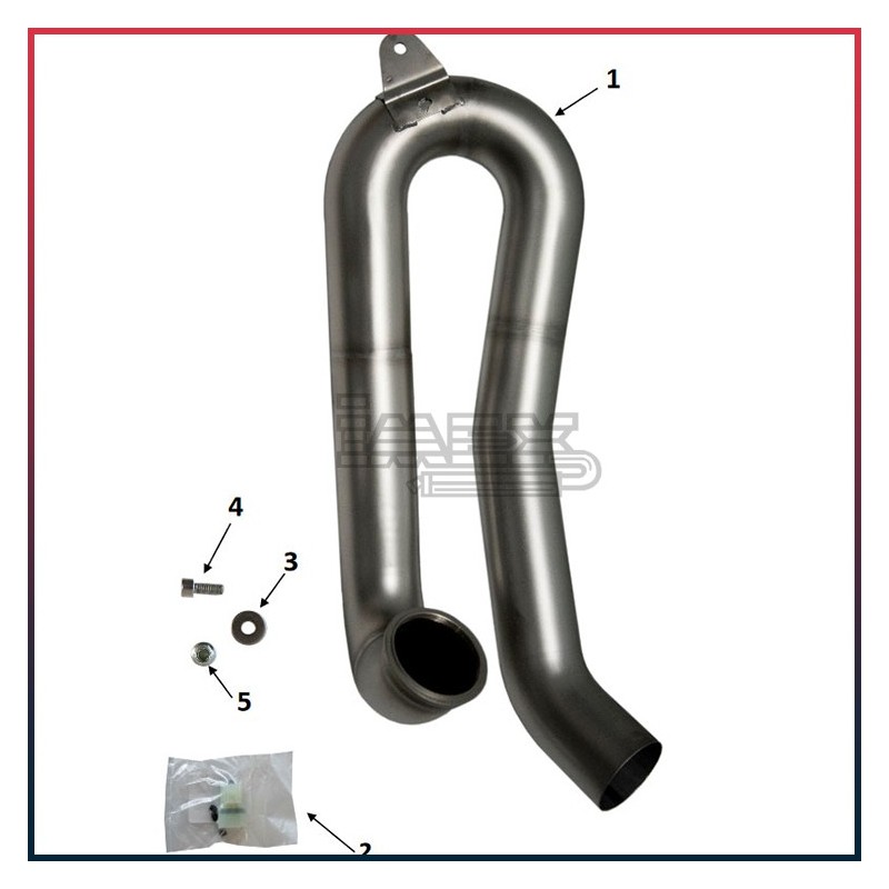 Manchon sans catalyseur Termignoni pour Ducati Panigale 959 2016-...