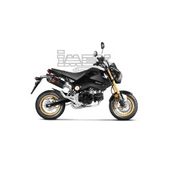 Ligne Complète AKRAPOVIC Slip-On Honda MSX 125 2013-2015 Coupelle Carbone