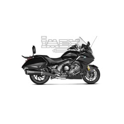 Silencieux AKRAPOVIC Slip-On BMW K 1600 BAGGER 2017-... Coupelle Carbone