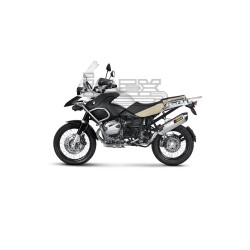 Silencieux AKRAPOVIC Slip-On BMW R 1200 GS / ADVENTURE 2010-2012 Coupelle Carbone