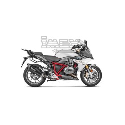 Silencieux AKRAPOVIC Slip-On BMW R 1200 R / RS 2017-... Coupelle Carbone