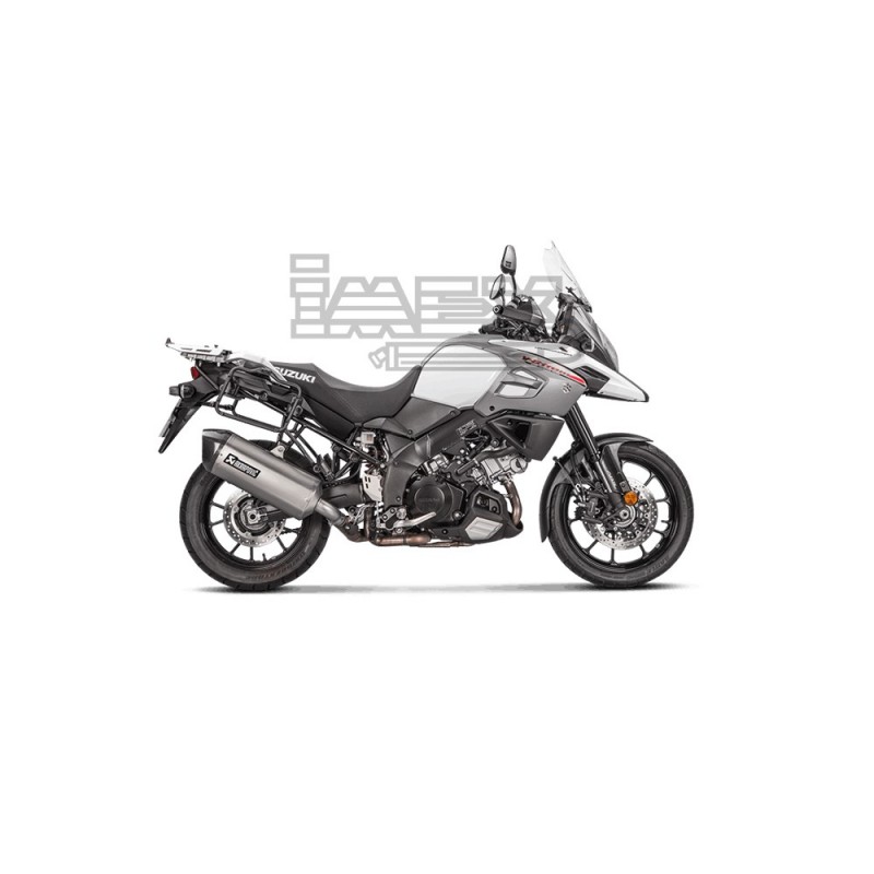 Silencieux AKRAPOVIC Slip-On Suzuki DL 1000 V-STROM 2014-... Coupelle Carbone