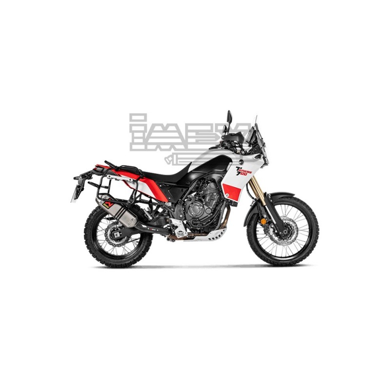 Silencieux AKRAPOVIC Slip-On Yamaha TENERE 700 2019-...