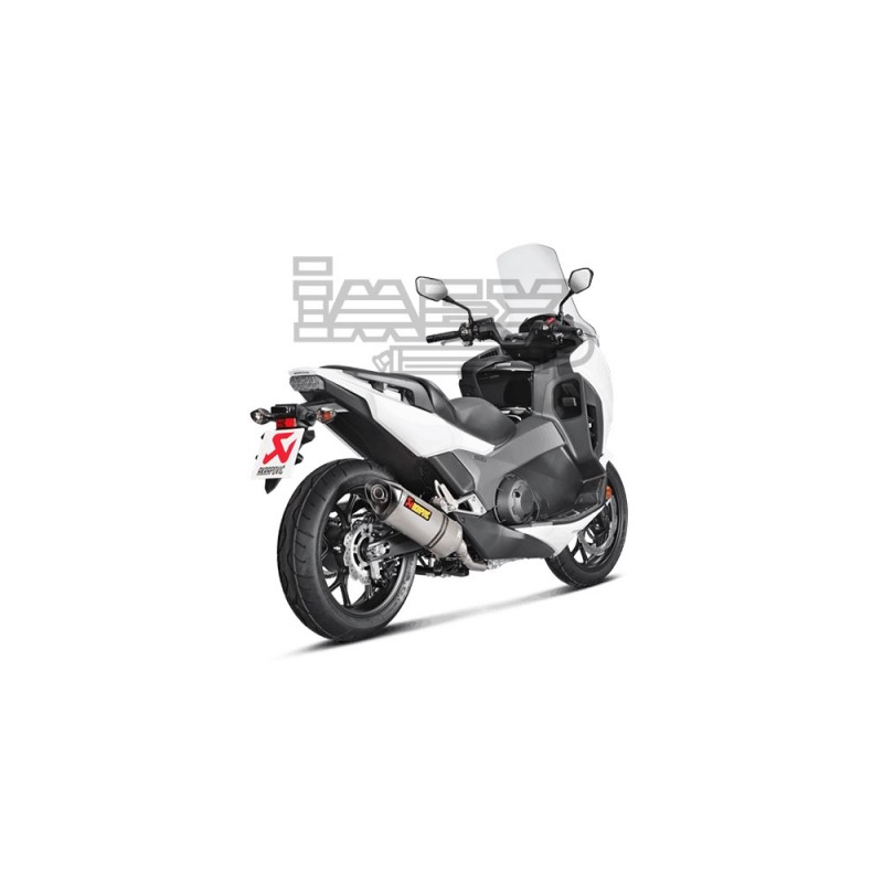 Silencieux AKRAPOVIC Slip-On Honda INTEGRA 700 / 750 et NC700 S / NC750 S / X Coupelle Carbone