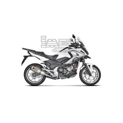 Silencieux AKRAPOVIC Slip-On Honda INTEGRA 700 / 750 et NC700 S / NC750 S / X Coupelle Carbone