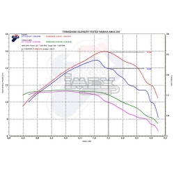 Ligne Complète TERMIGNONI RELEVANCE Yamaha X-Max 250 2006-2016