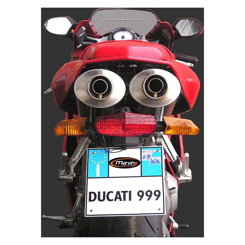 Silencieux MARVING SUPERLINE SMALL OVALE Ducati 999 R 2003-2004