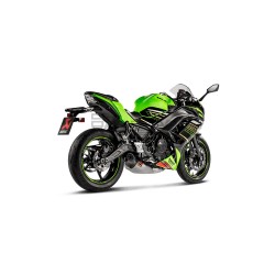 Ligne Complète AKRAPOVIC RACING LINE Kawasaki Z 650 2020-... coupelle carbone