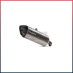 Silencieux AKRAPOVIC SLIP-ON Suzuki DL 1050 V-STROM 2020-... coupelle carbone