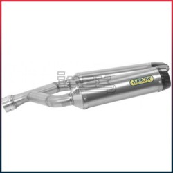 Silencieux ARROW THUNDER Aprilia DORSODURO 900 2017-... et 750 2008-2016 coupelle carbone