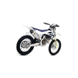 Silencieux ARROW RACE TECH Husqvarna FC 450/FS 450 2017-2018 coupelle carbone