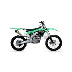 Silencieux ARROW RACE TECH Kawasaki KXF 250 2017-2019 coupelle carbone