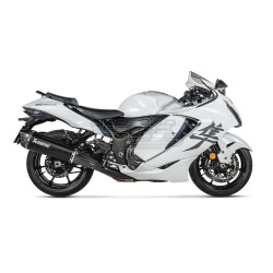 Silencieux AKRAPOVIC Slip-On Suzuki GSX R 1300 HAYABUSA 2021-... (Coupelle Carbone)