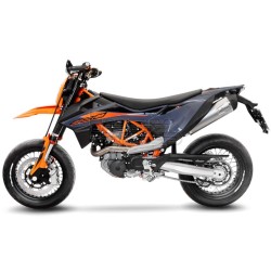 Silencieux LEOVINCE LV ONE KTM 690 SMC / Enduro et GAS GAS ES 700 EURO 5 Coupelle Carbone