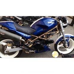 Silencieux MARVING Superline Small Ovale Ducati MONSTER 600, 750, 750 IE, 900 (Position Haute)