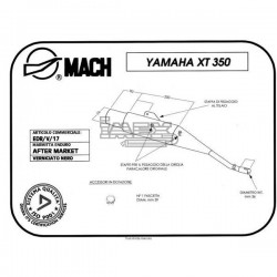 Silencieux MARVING De Rechange Yamaha XT 350 1985-1994