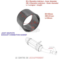 Joint échappement graphite
