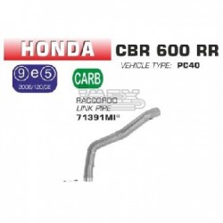 Manchon raccord sans catalyseur pour Honda CBR 600 RR 2009-2012
