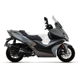 Silencieux ARROW Urban Kymco XCITING 400 S 2021-... Coupelle Inox noir