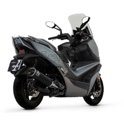 Silencieux ARROW Urban Kymco XCITING 400 S 2021-... Coupelle Inox noir