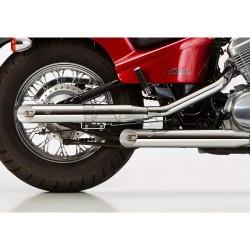 Ligne Complète FALCON CROMO LINE SLASH-CUT Honda VT 600 Shadow 1988-2000