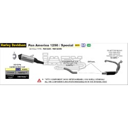 Silencieux ARROW SONORA pour Harley Davidson PAN-AMERICA 1250