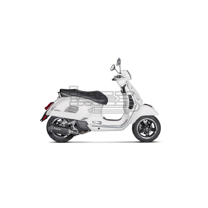 Silencieux Akrapovic Slip-on Piaggio VESPA 125 GTS SUPER IE 2021-...