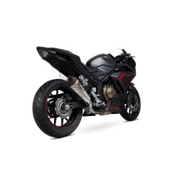 Silencieux Scorpion Serket conique pour Honda CB 500 F / CBR 500 R 2019-2023