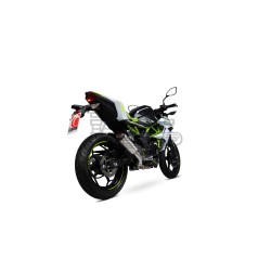 Ligne Complète Scorpion Red Power pour Kawasaki Z125 et Ninja 2019-...